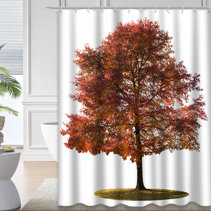 Rideau de douche Big Autumn Tree, L 72 po x l 78 po