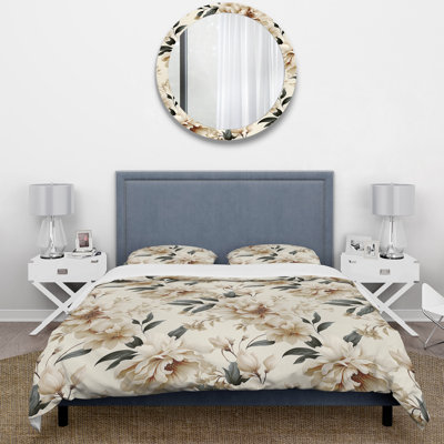 Minimalist Chic Victorian Pattern Duvet Cover