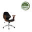 Barri Faux Leather Mid-Century Office Chair-372536401