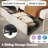 Queen Modern Upholstered Platform Bed Frame with LED Lights, Charging Station, 4 Storage Drawers, Metal Slats Support, USB & Type-C, No Box Spring Needed-1591341680-1591341693