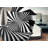 Black and White Spiral - Abstract Printed Pillow-30029134-30029137
