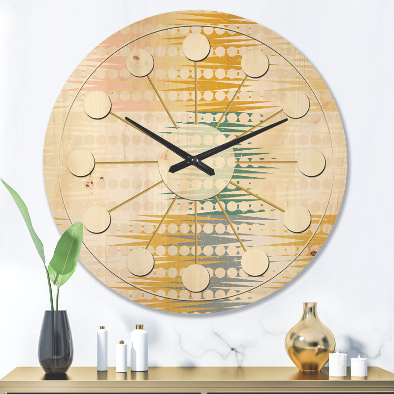 Solid Wood Wall Clock, Extra Large