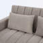 Causeuse avec accoudoirs carrés de 55,9 po-99903367