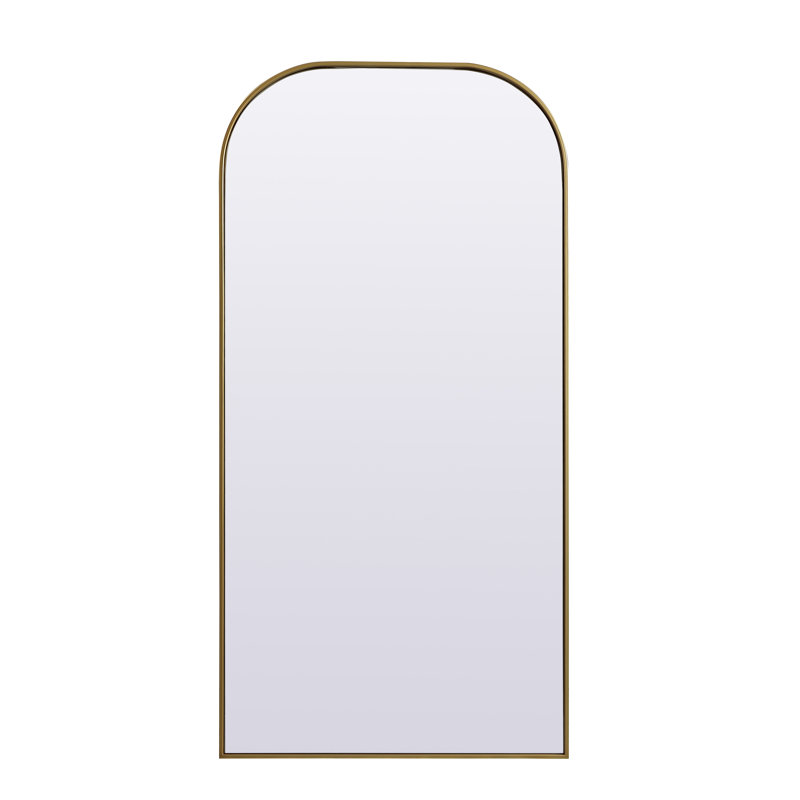 Miroir mural Sabine, 66 po x 32 po, Laiton