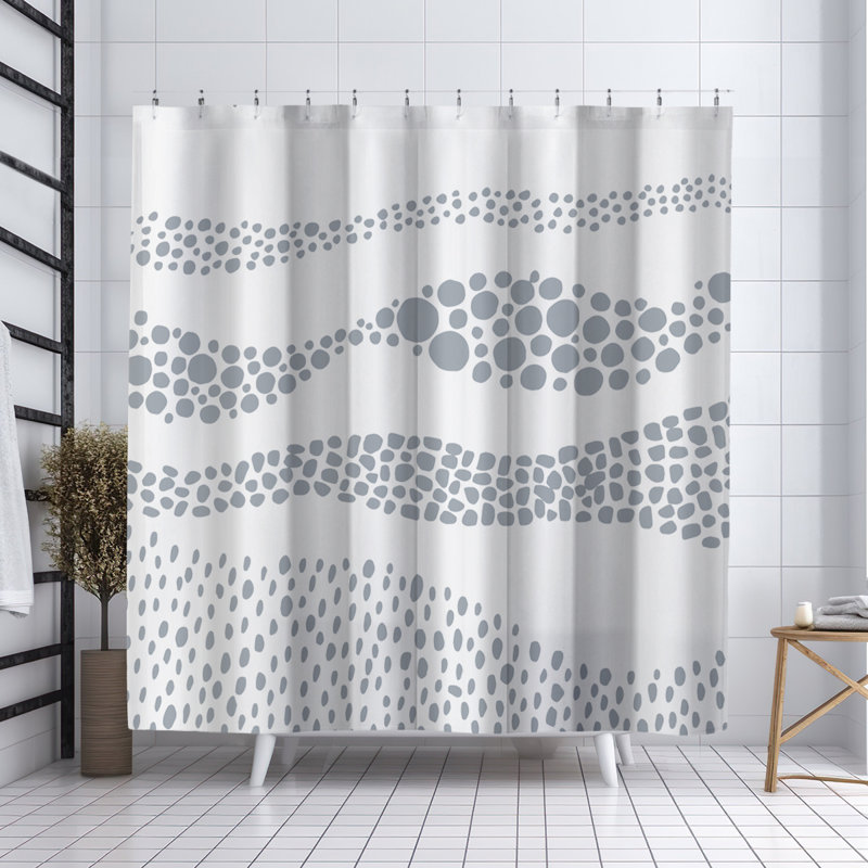 Rideau de douche Coco, Gris