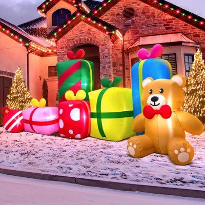 Boîtes-cadeaux gonflables d'extérieur de 10 pi Gain