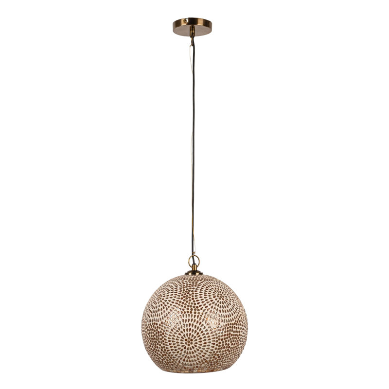 Suspension en verre mosaïque