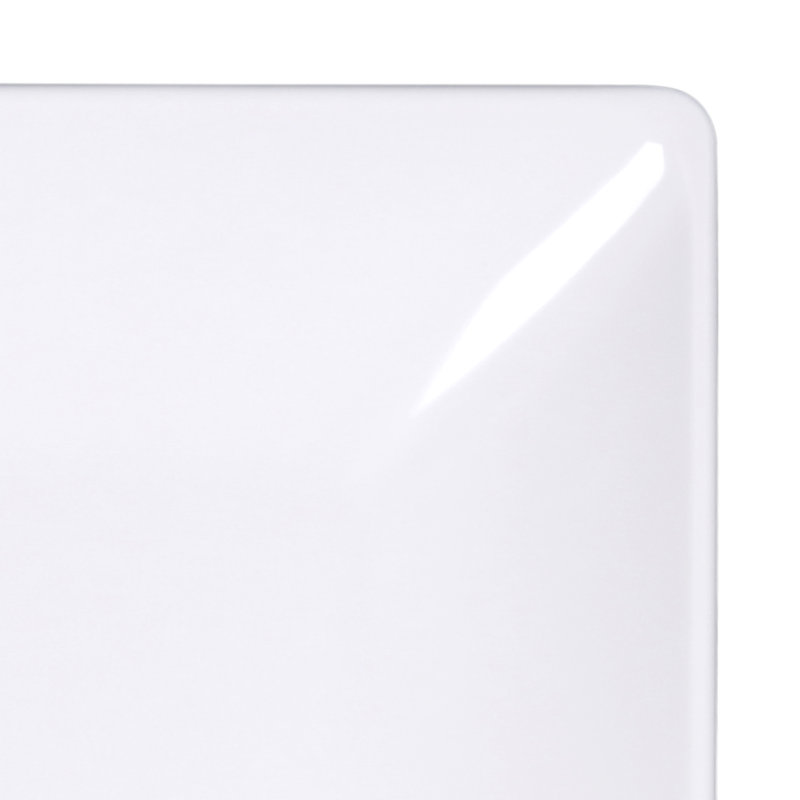 Assiette plate en mélamine 13,5 po, Blanc