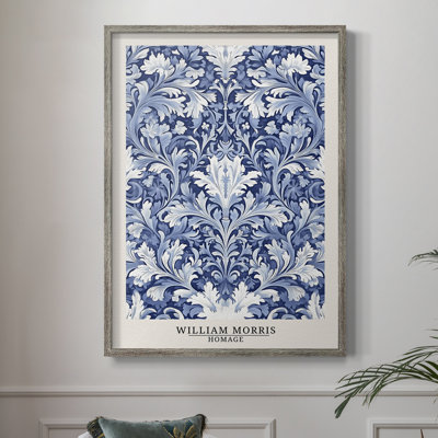 WM MORRIS Series DCXX Framed Print - Solid Wood