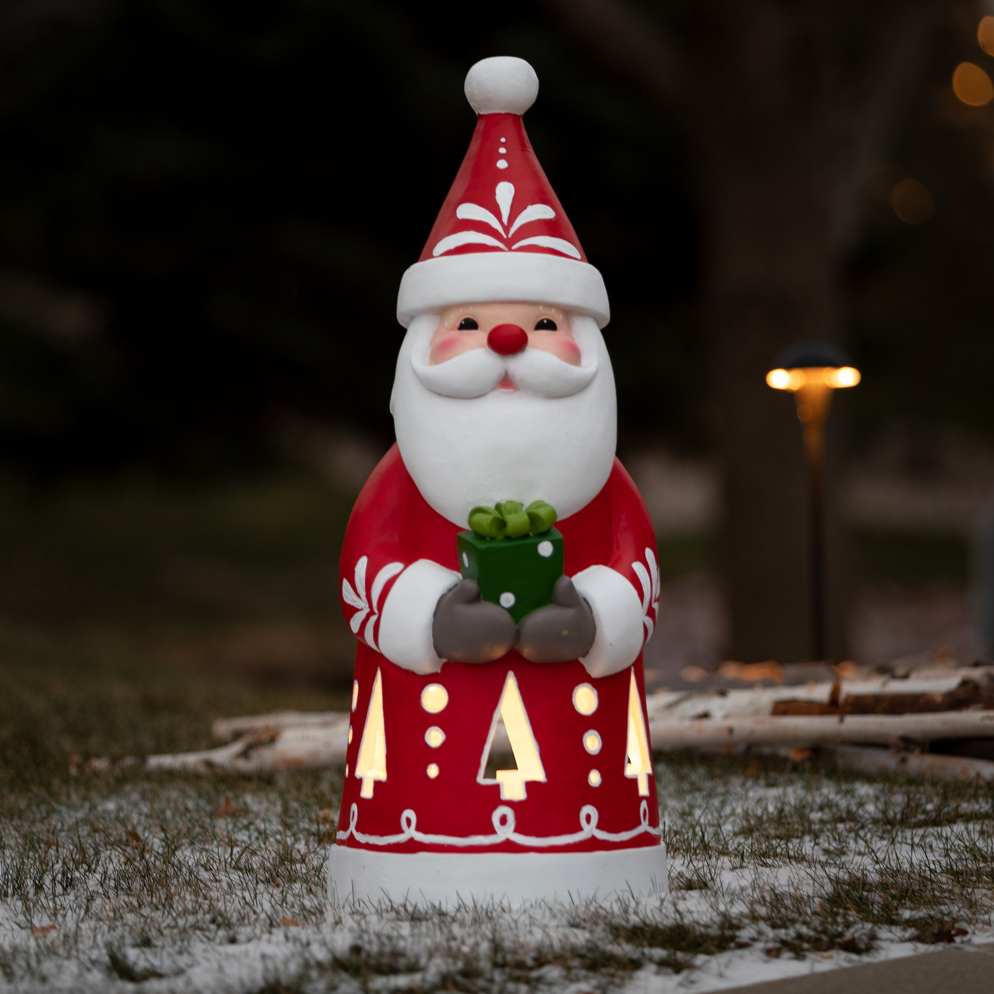 Merry Holiday Magnesium Oxide Outdoor Christmas Decoration