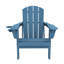 Ensemble de chaises Adirondack en plastique 5 pièces avec table d'appoint et repose-pieds Dalson-95981044