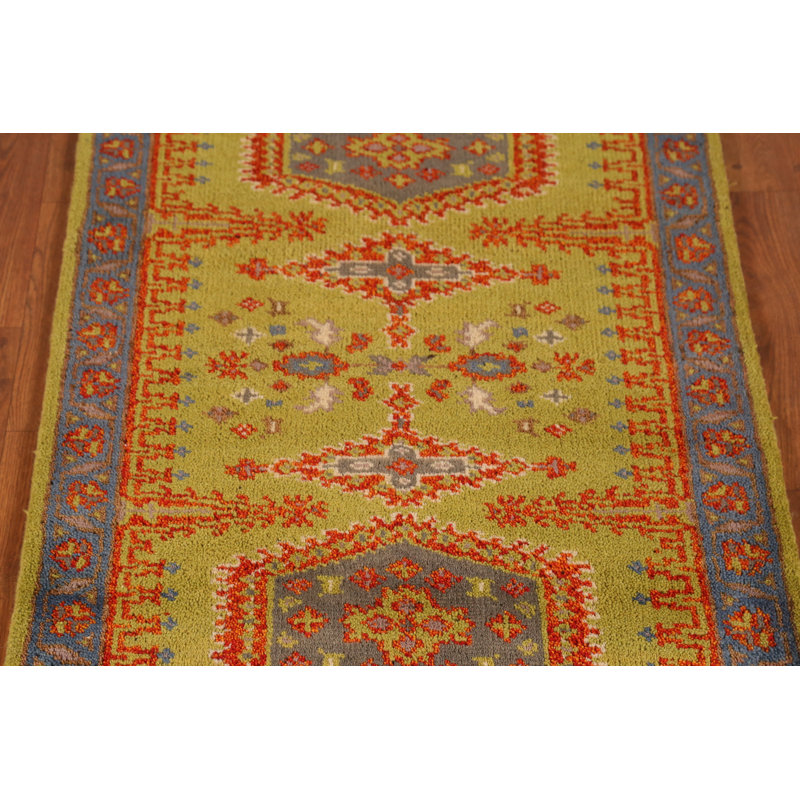 Tapis vert en laine vert Viss