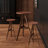 Rosheka Counter Stool with Solid Wood Frame-668071352