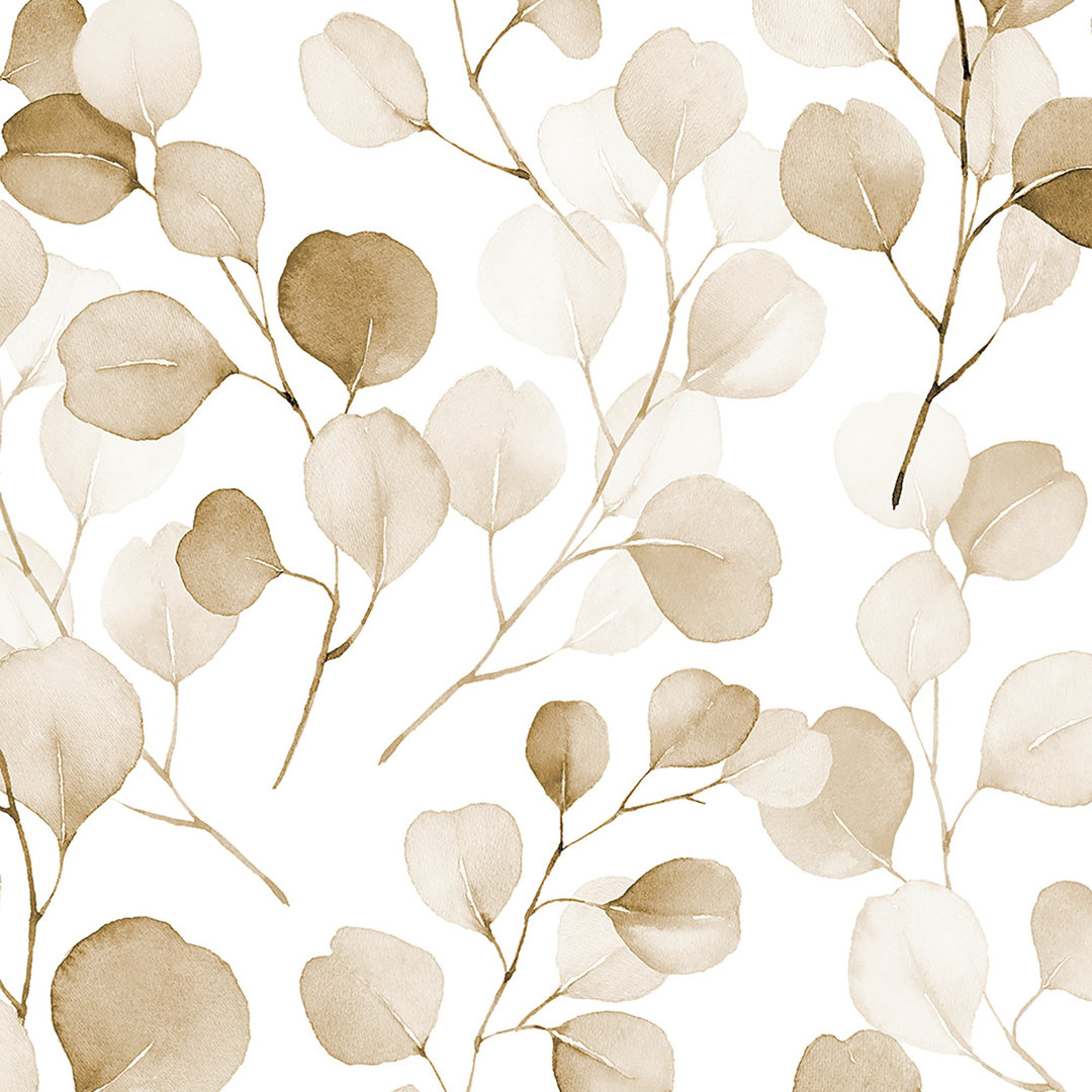 Flora Collection Eucalyptus Trailing Leaf Wallpaper Roll Galerie Wallcoverings 