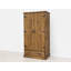 Broussard 2 Door Solid Wood Wardrobe