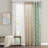 Palm Leaf Burnout Window Sheer Natural 50X84"-1074494857