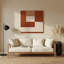 Minimalism 59 Brown Metal Wall Art-1706219117