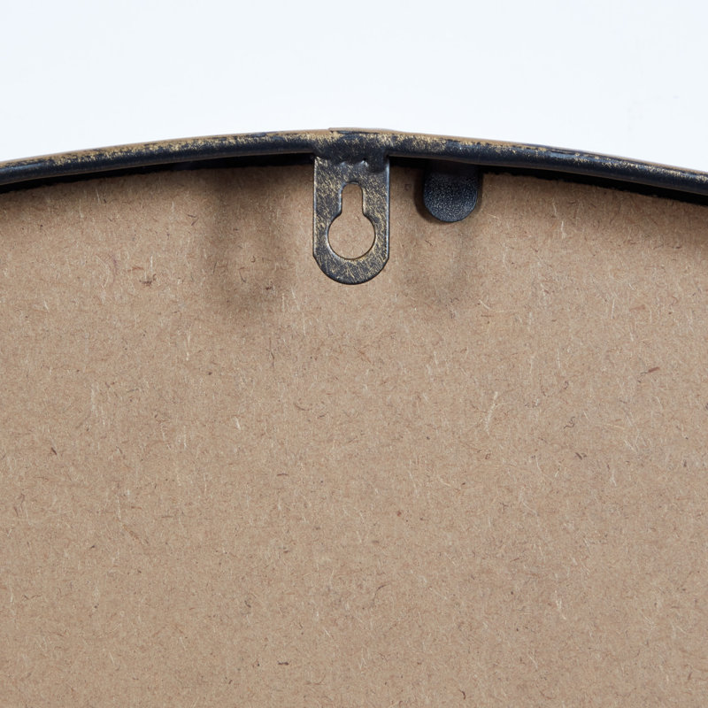 Metal Brown Wall Mirror with Thin Frame