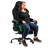 LED Gaming Chair with Footrest-1596457812