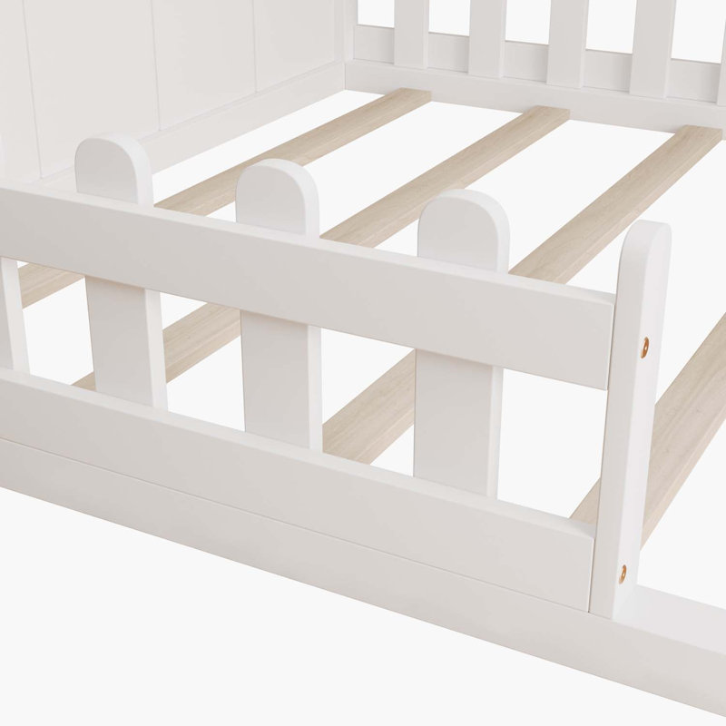 Meave Platform Bed, White
