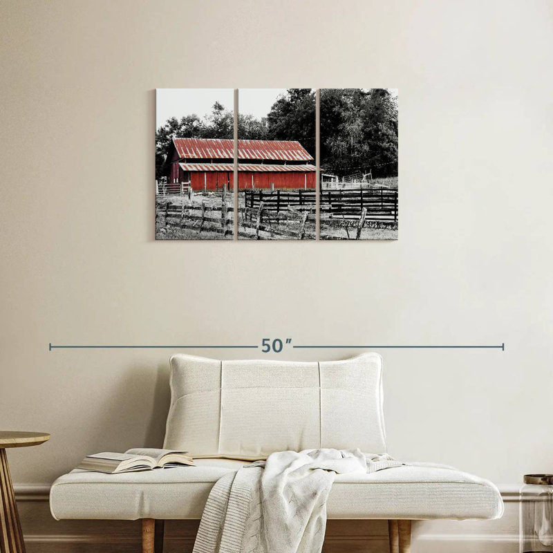 Lilie BW Rustic Barn, H 20 po x l 33 po