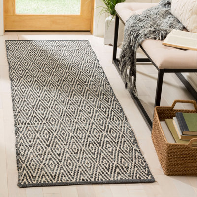 Ivy Hill Hand Woven Cotton Geometric Rug