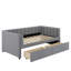 Lit de jour simple tapissier avec tiroirs-86868857