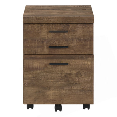 Classeur mobile contemporain à roulettes avec tiroirs de rangement et support pour imprimante, parfait pour l'organisation de bureau moderne.