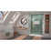 Unidoor-LS 54'' W x 72" H Hinged Frameless Shower Door with ClearMax Technology