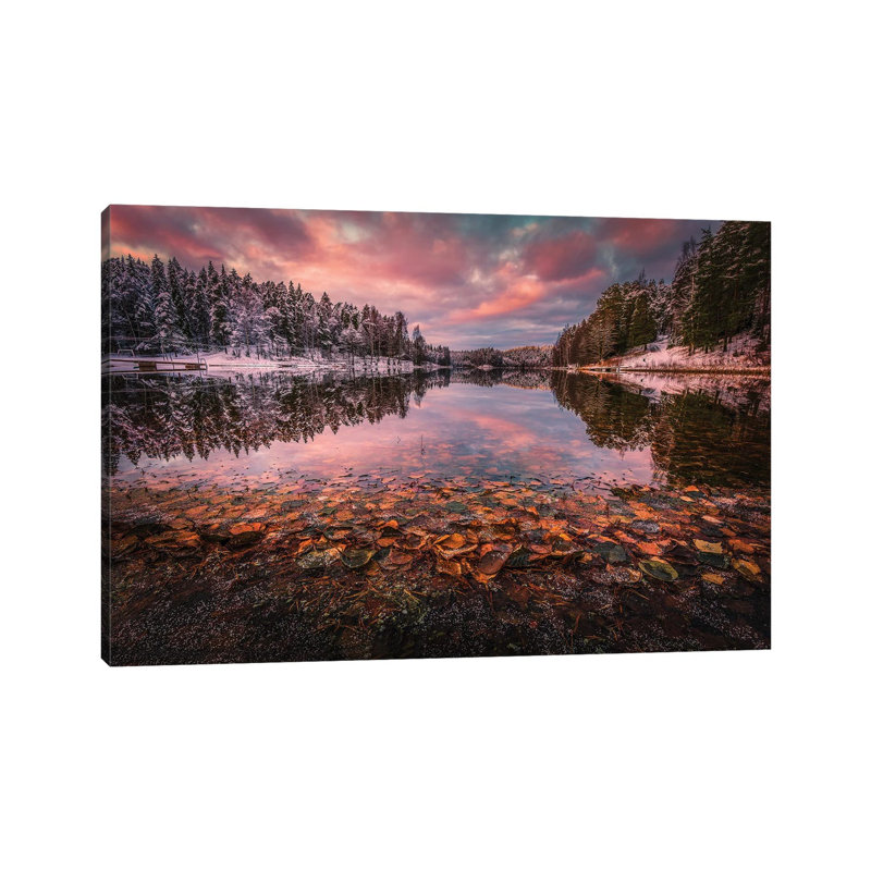 Turning to Winter 1 Piece Wrapped Canvas Wall Art, 20.32 cm H x 30.48 cm W