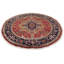 Kelene Oriental Area Rug in Red
