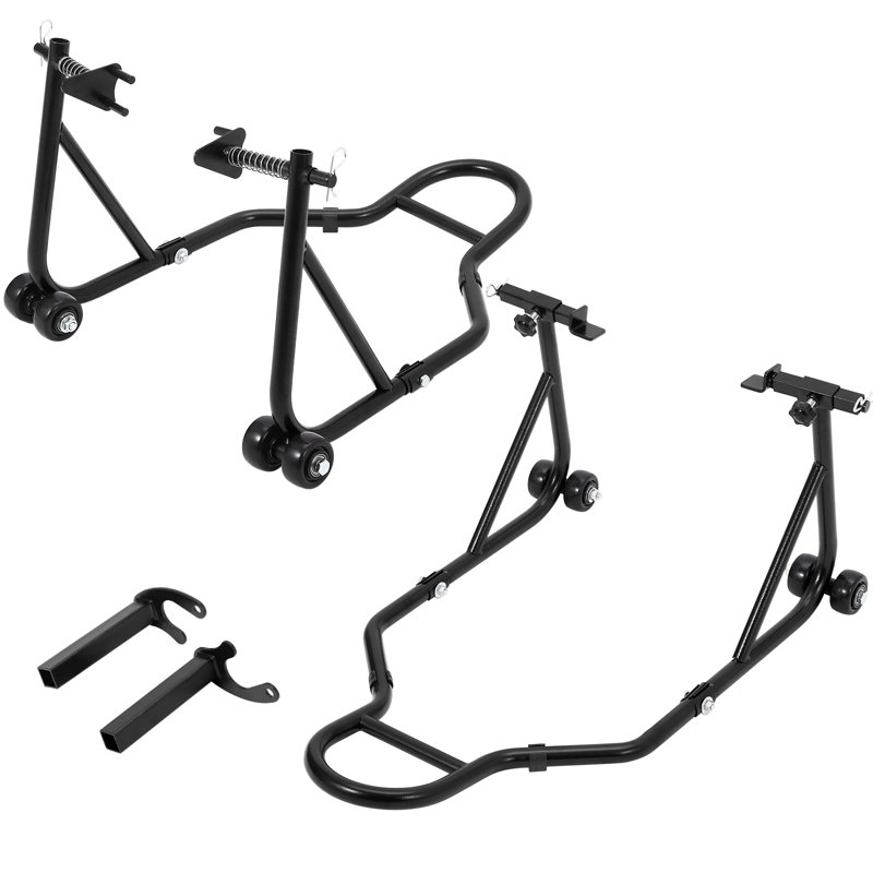 Iron Freestanding Bike Rack, Black 