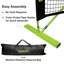 Système de filet de pickleball portatif Xcello Sports