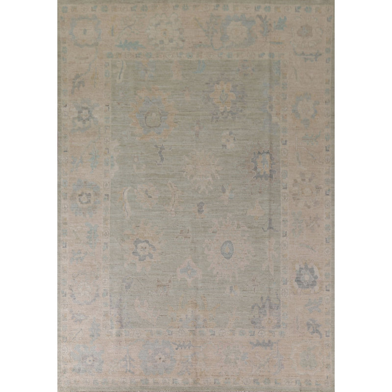 Vegetable Dye Oushak Handmade Area Rug 8x10