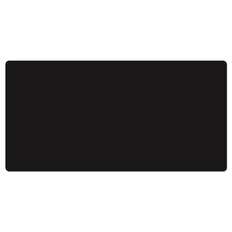 CounterArt Large Waterproof Desk Protector Mat 32" x 16", Black