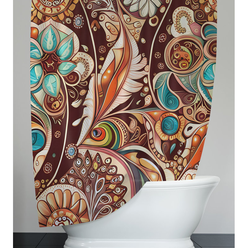 Rideau de douche Daberath, H 72 po x l 70 po