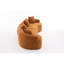 Canapé modulaire orange moderne - Chenille de luxe Space Design Luxurious Living
