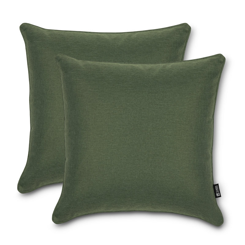 Montlake Outdoor Square Pillow Cover & Insert, Heather Fern