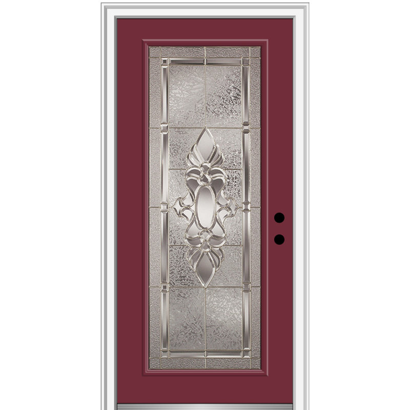 Porte d'entrée pré-montée Heirloom Master, 80 po x 36 po, Gauche / Vers l'intérieur, Naval