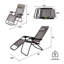 Fauteuil inclinable zéro gravité avec coussin Mudssir-2078920677