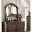 Commode de style traditionnel traditionnel avec miroir