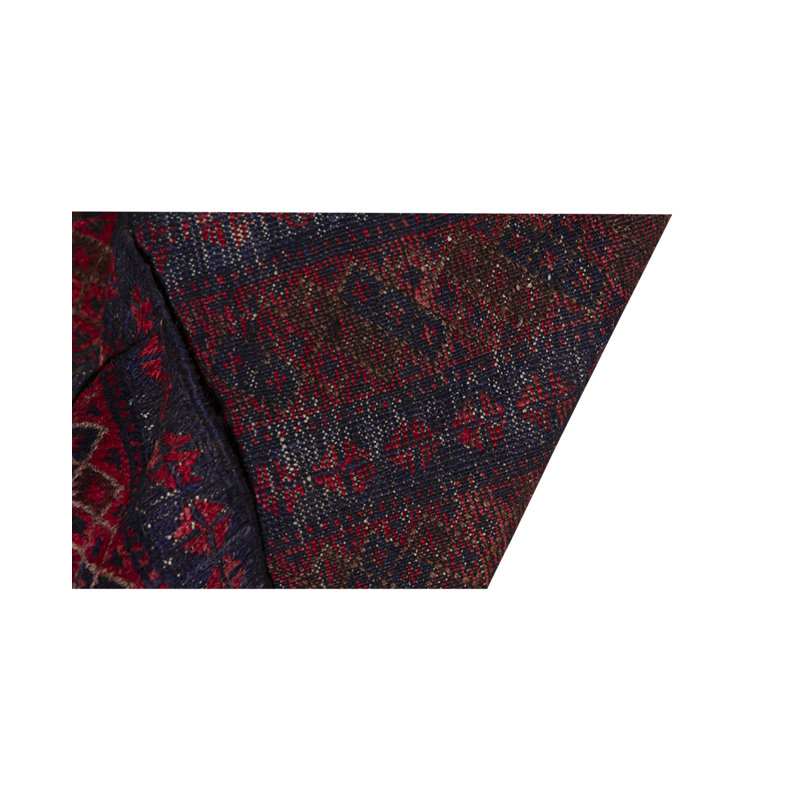 Hand-Knotted High-Quality Brown and Red Area Rug