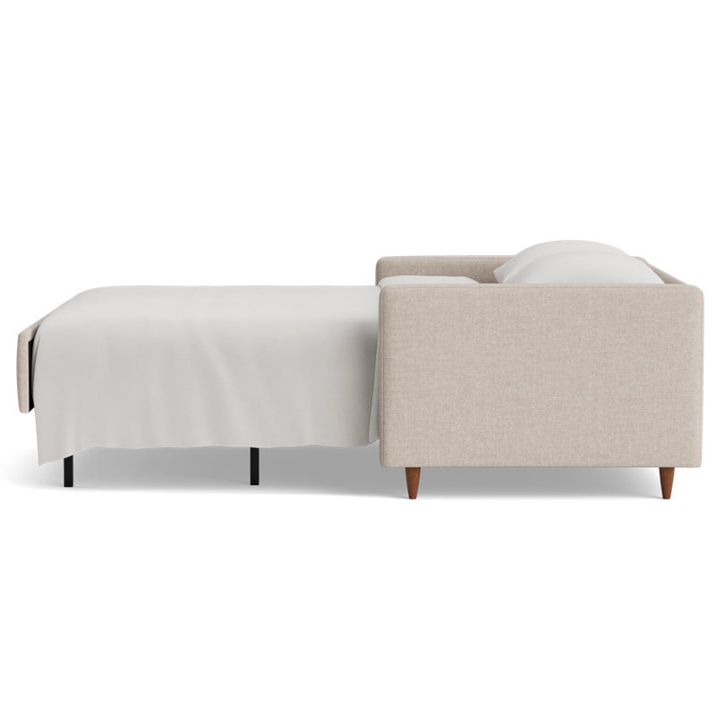 MCM Sofa Bed, Performance Weave - Natural