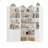 Modular Bookshelf Set: 3-In-1 Customizable Storage Shelf With Doors & Corner Unit, Space-Saving Design-975115655