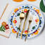 Floral Handmade Porcelain Salad/Dessert Plate