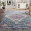 Tapis oriental à poils courts antidérapant Dianeli-1701418738