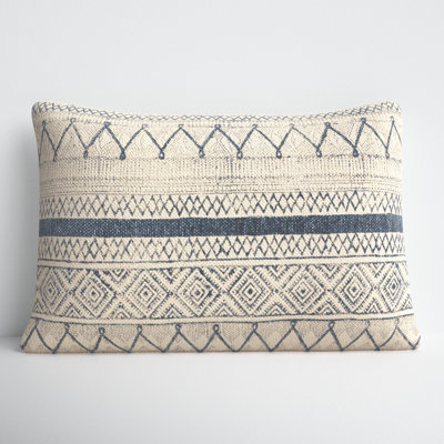 Zetta Rectangular 100% Cotton Lumbar Pillow