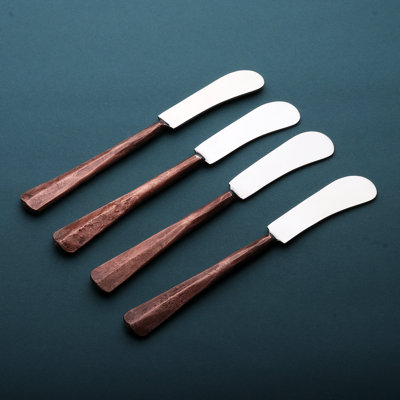 Ahrianna 4 Piece Stainless Steel Cheese Serving Set