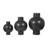 Bronsyn Neutral Round Modern Ceramic Bubble Vase-668299192-641698659