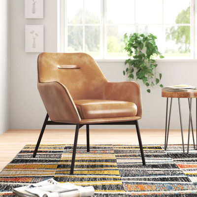 Faux Leather Armchair